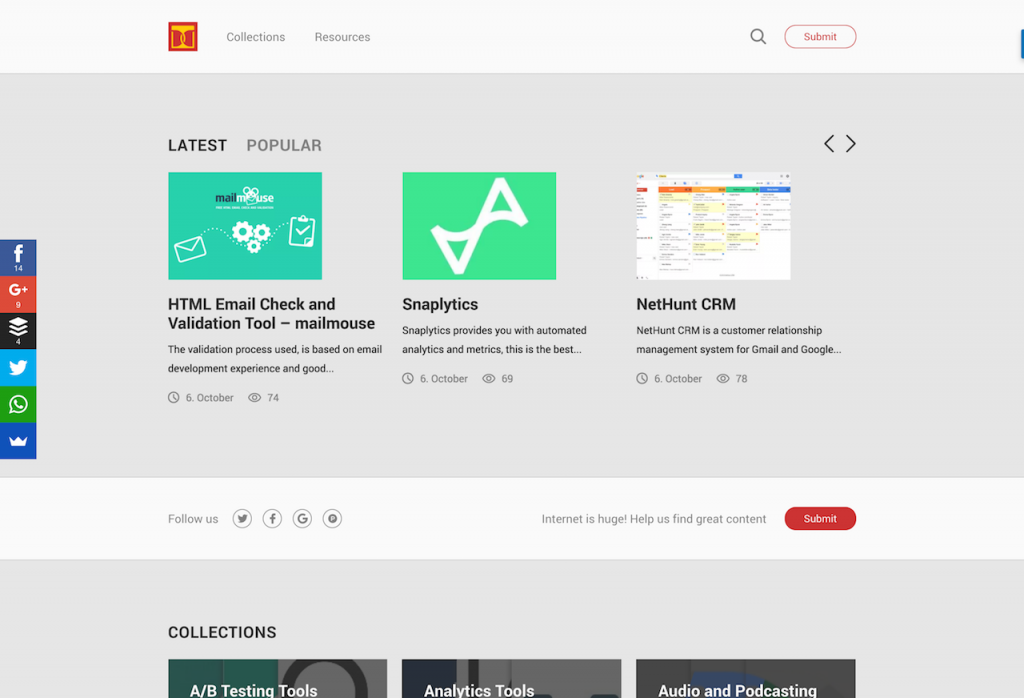 Digital Tools Directory – Internet Curated